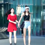 红衣小姐姐运动风格图片,红衣小姐姐的运动风采